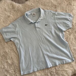 Lacoste Light Blue Polo Shirt Sz 6
